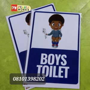Boys' Toilet Indicator.