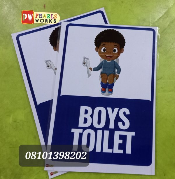 Boys' Toilet Indicator.